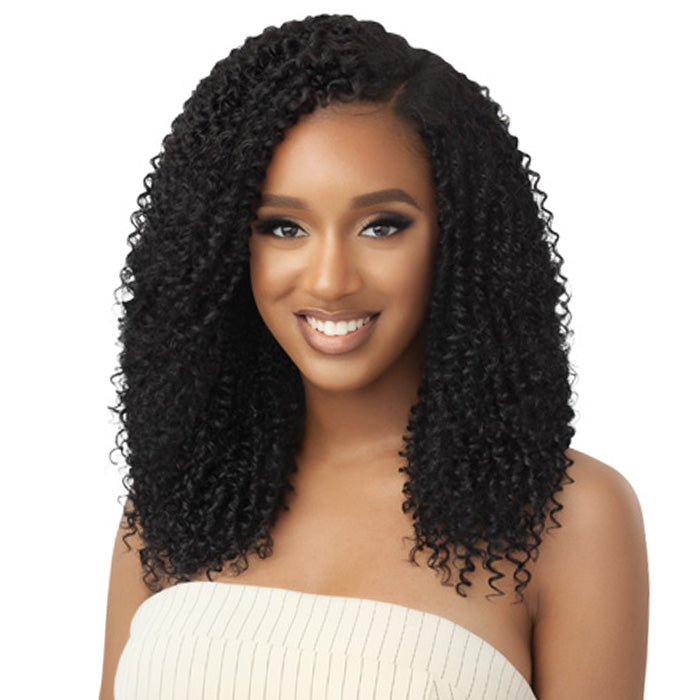 Outre 100% Human Hair Blend U Part Cap Leave Out Wig - PASSION COILS 20 Alexwigs