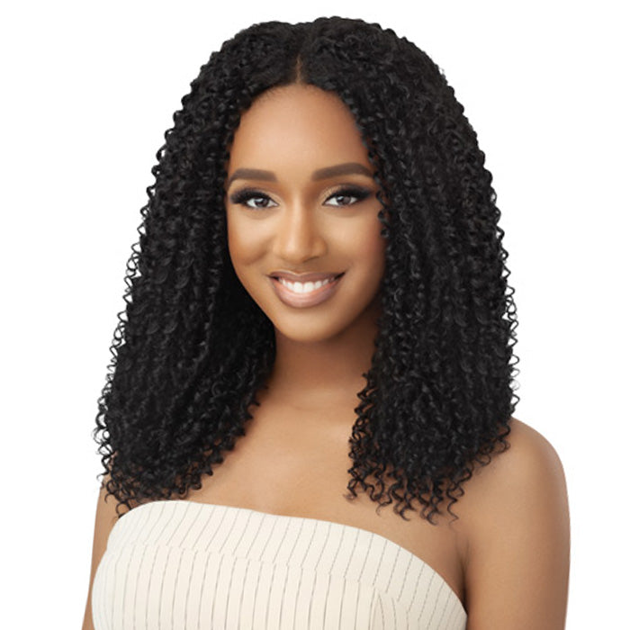 Outre 100% Human Hair Blend U Part Cap Leave Out Wig - PASSION COILS 20 Alexwigs