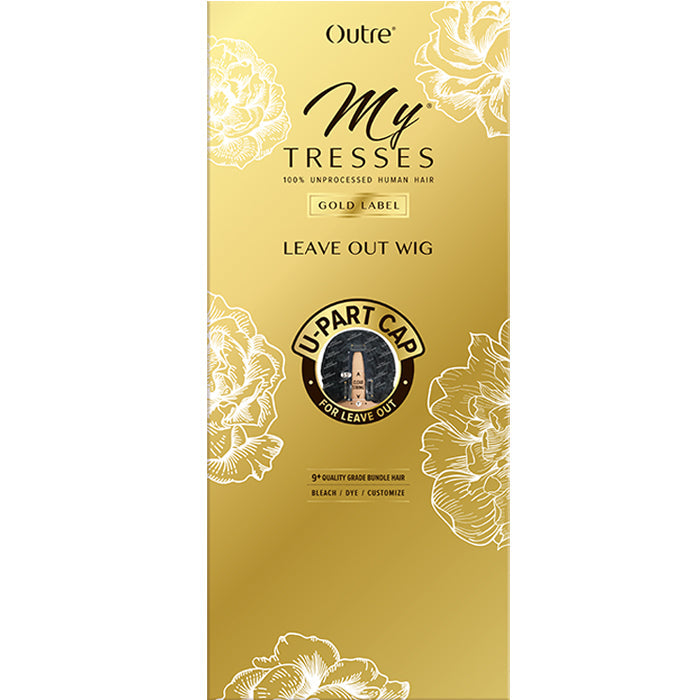 Outre Mytresses 100% Unprocessed Human Hair Leave Out U Part Cap Wig - DOMINICAN STRAIGHT 20 Alexwigs