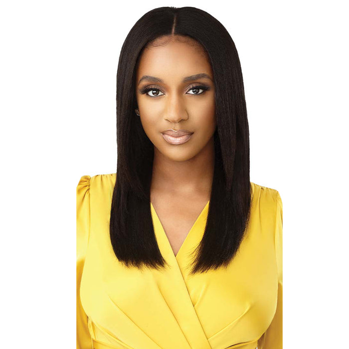 Outre Mytresses 100% Unprocessed Human Hair Leave Out U Part Cap Wig - DOMINICAN STRAIGHT 20 Alexwigs