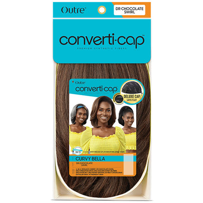 Outre Converti-Cap Synthetic Deluxe Cap Half Wig - CURVY BELLA Alexwigs