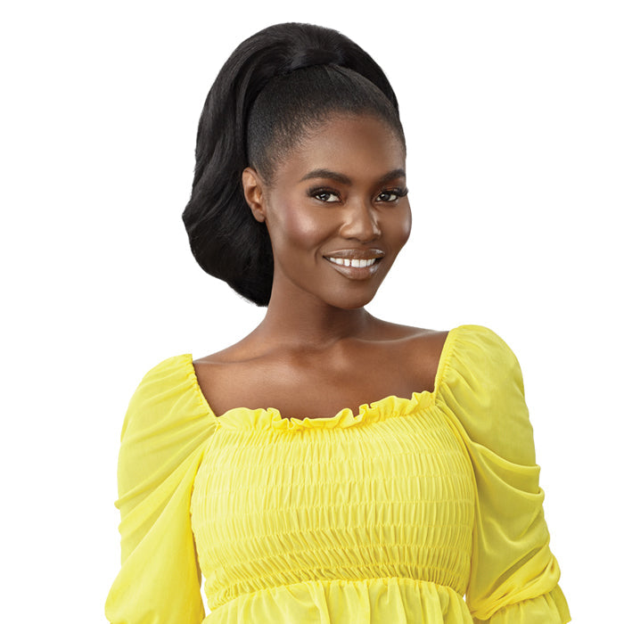 Outre Converti-Cap Synthetic Deluxe Cap Half Wig - CURVY BELLA Alexwigs