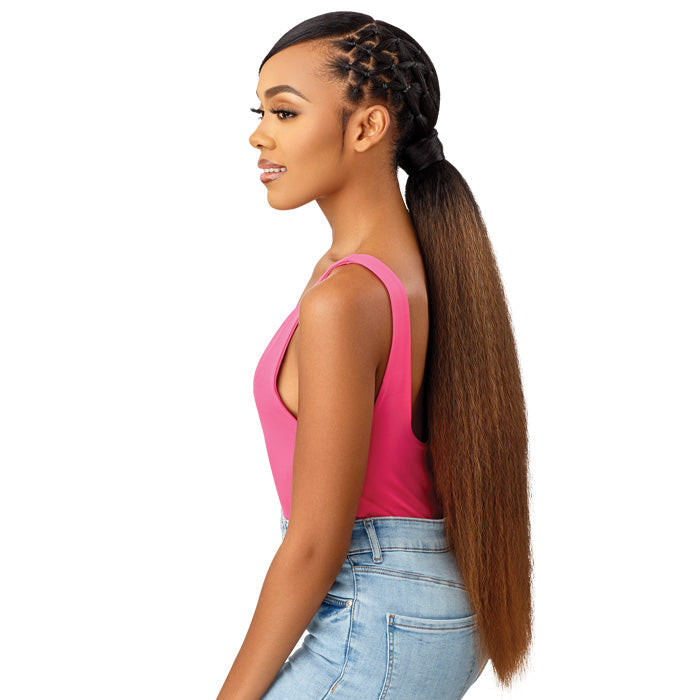 Outre Converti Cap + Wrap Pony Deluxe Cap Half Wig - BOLD & IRRESISTIBLE Alexwigs