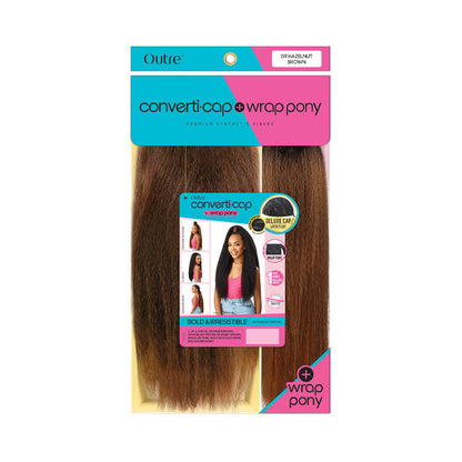 Outre Converti Cap + Wrap Pony Deluxe Cap Half Wig - BOLD & IRRESISTIBLE Alexwigs