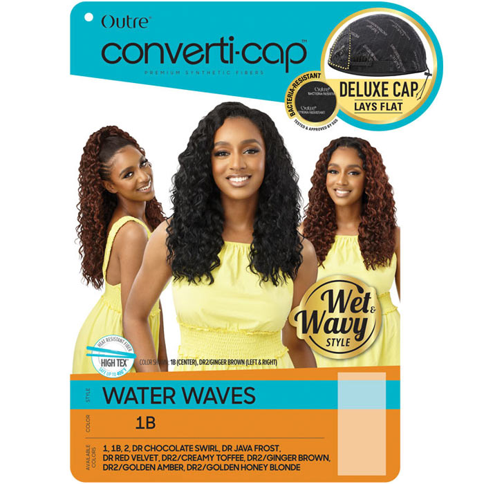 Outre Converti Cap Half Wig - WATER WAVES - Wet & Wavy Alexwigs
