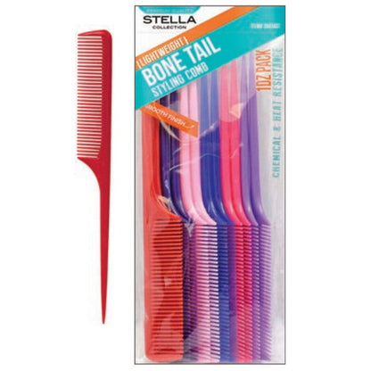 Bone Tail Comb 12pcs Alexwigs