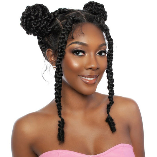 Mane Red Carpet Hand-Tied HD Pre-Styles Braided Full Lace Wig - RCFB202-GUAVA ISLAND BRAID Alexwigs