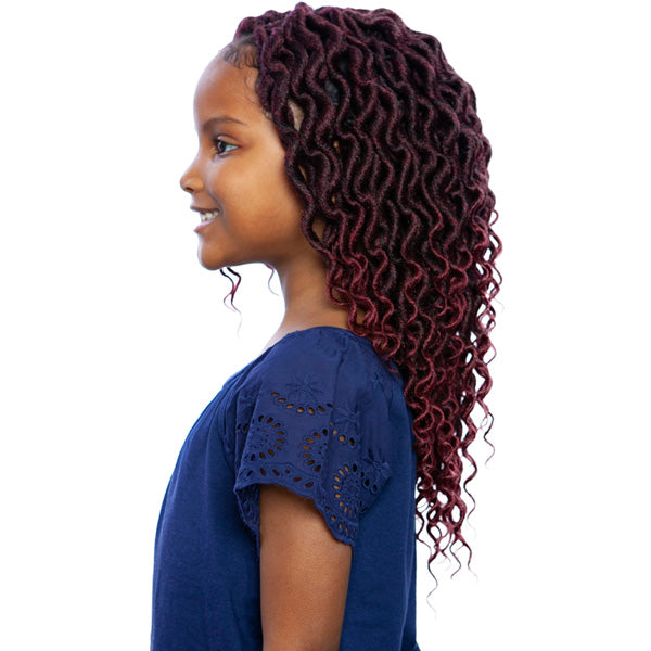 Mane Concept Afri Naptural Kids Locs Pre-Looped Crochet Braid - KLOC03 GIGI RIPPLE FAUX LOCS Alexwigs