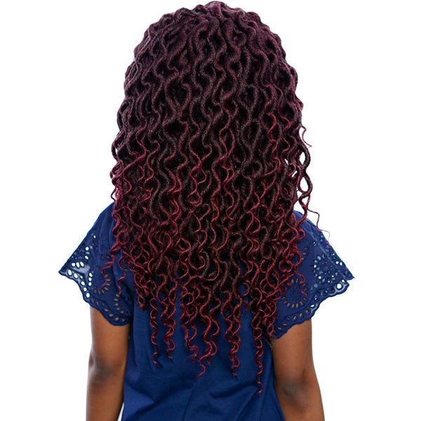 Mane Concept Afri Naptural Kids Locs Pre-Looped Crochet Braid - KLOC03 GIGI RIPPLE FAUX LOCS Alexwigs