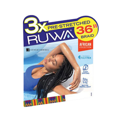 Sensationnel Ruwa 3X PRE-STRETCHED BRAID 36" Alexwigs