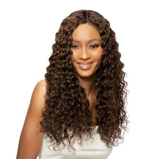 Saga Indian Remy 100% Human Hair LONG LOOSE DEEP 4 Pcs Wet & Wavy Alexwigs