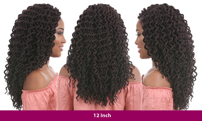 Sensationnel African Collection X-Pression 3X Pre-Looped Crochet Braid FAUX LOCS CURLY Triple Pack Value 12 - 18 Inch Alexwigs