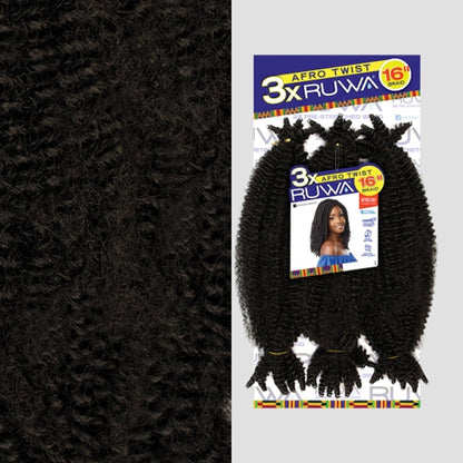 Sensationnel Ruwa Braid - 3X AFRO TWIST 16" Alexwigs