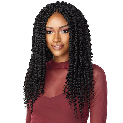 Sensationnel Lulutress Pre-Looped Crochet Braid - 2X CHUNKY PASSION TWIST 18" Alexwigs