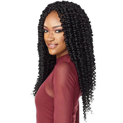 Sensationnel Lulutress Pre-Looped Crochet Braid - 2X CHUNKY PASSION TWIST 18" Alexwigs