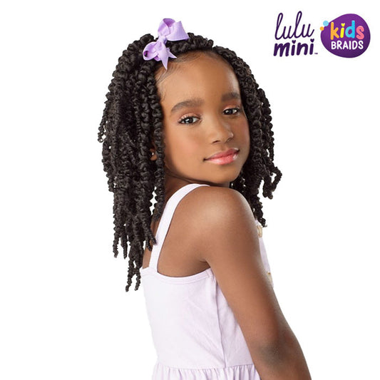 Sensationnel Lulu Mini Kids Pre-Looped Crochet Braid - CANDY TWIST 8" 2X Alexwigs
