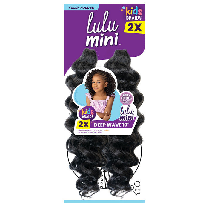 Sensationnel Lulu Mini Kids 2X Crochet Braid - DEEP WAVE 10 Alexwigs