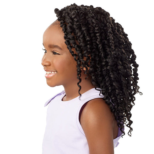 Sensationnel Lulu Mini Kids Pre-Looped Crochet Braid - PASSION TWIST 10" 2X Alexwigs