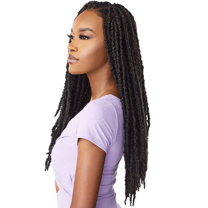 Sensationnel Lulutress Pre-Looped Crochet Braid - 2X SKINNY BUTTERFLY LOCS 18" Alexwigs