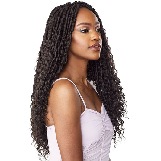 Sensationnel Lulutress Pre-Looped Crochet Braid - 3X BOHEMIAN LOCS 20" Alexwigs