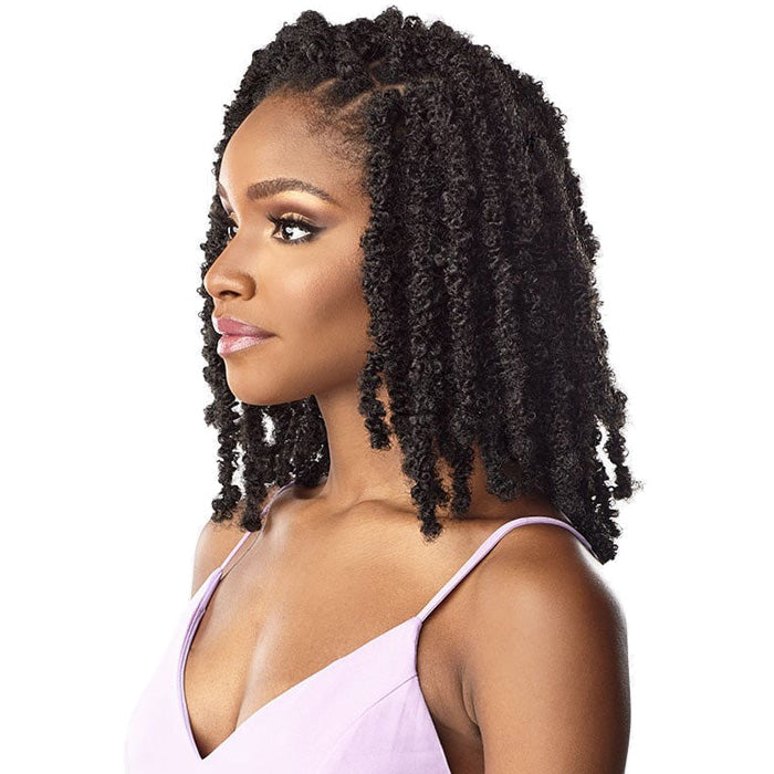 Sensationnel Lulutress Pre-Looped Crochet Braids 1 Pack Style - 3X BUTTERFLY LOCS BOB 8/10/12 Alexwigs