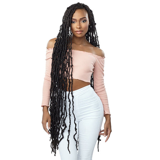 Sensationnel Lulutress Pre-Looped Crochet Braid - 3X DISTRESSED LOCS 40" Alexwigs