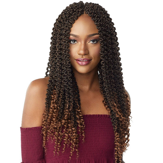 Sensationnel Lulutress Pre-Looped Pre-Stretched Crochet Braids - 3X 3D PASSION TWIST 18" Alexwigs