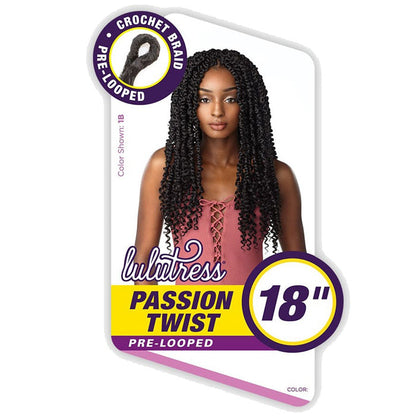 Sensationnel Lulutress Pre-Looped Crochet Braid - PASSION TWIST 18"/24" Alexwigs