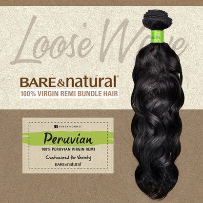 Sensationnel Bare & Natural Peruvian 100% Virgin Remi Weave - LOOSE WAVE 14-20" Alexwigs