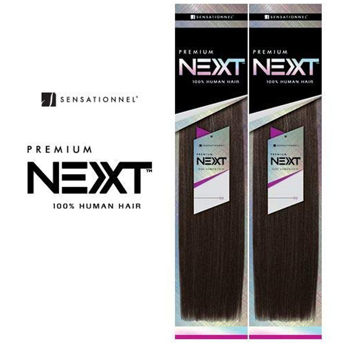 Sensationnel Premium Next Human Hair YAKI Weave 10 - 18 Inch Alexwigs