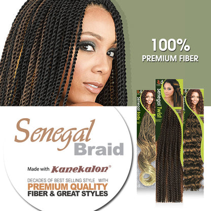 Bobbi Boss African Roots Pre-Looped Collection Braids - SENEGAL TWIST CURLY 14" Alexwigs