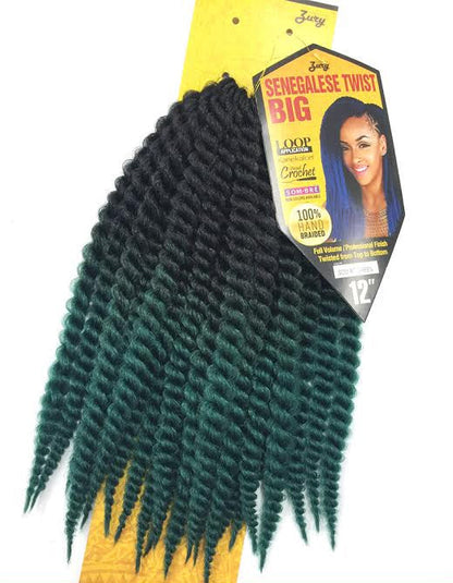 Zury Sis Crochet Braid SENEGALESE TWIST BIG 12 Inch