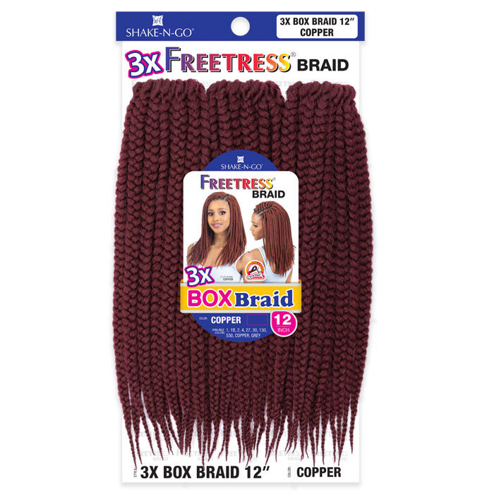 Freetress Pre-Looped Crochet Braids - 3X BOX BRAID 12" Alexwigs