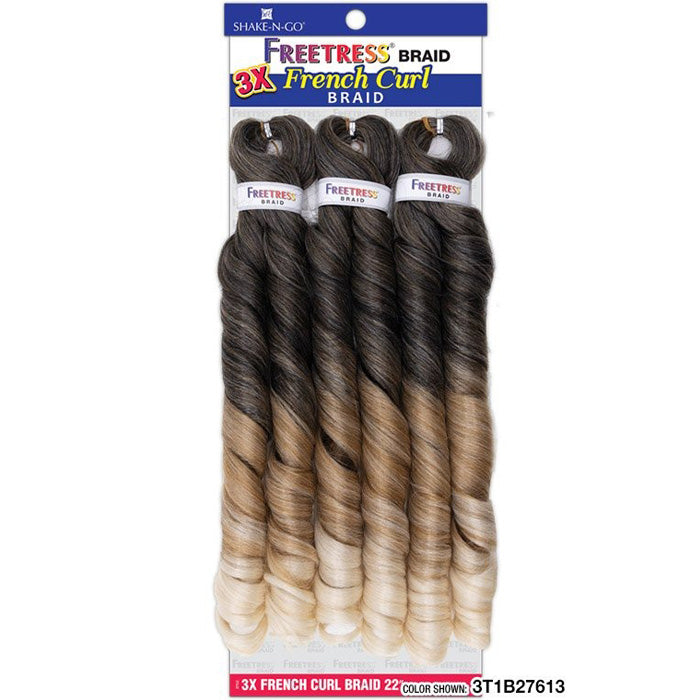 Freetress Braid - 3X FRENCH CURL 22" Alexwigs