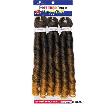 Freetress Braid - 3X FRENCH CURL 22" Alexwigs