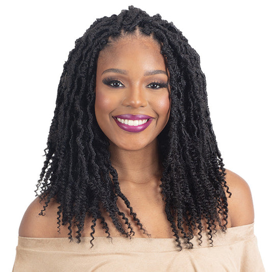 Freeetress Pre-Looped Crochet Braids - 3X POPPIN GORGEOUS LOC 12" Alexwigs
