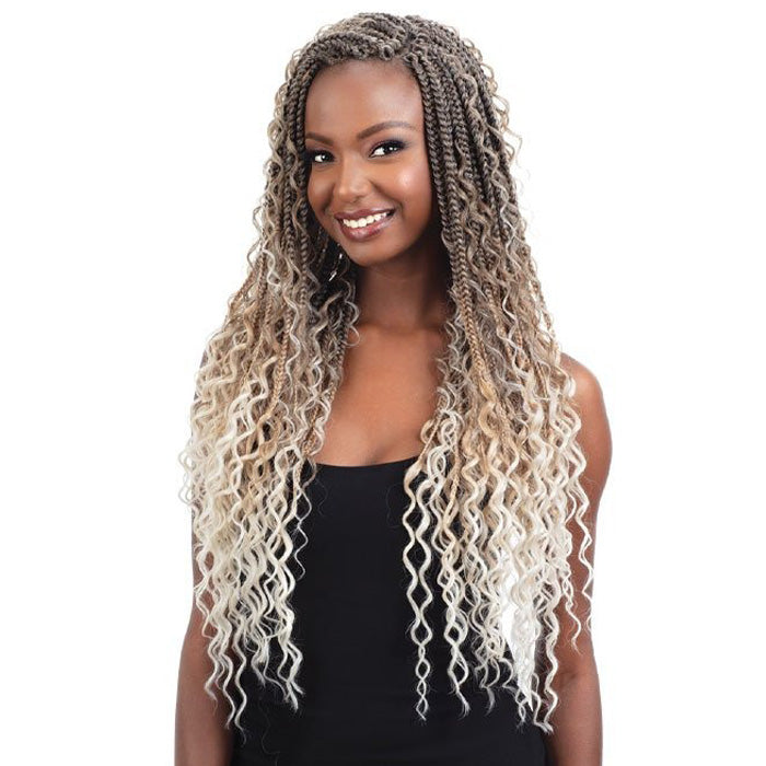 Freetress Pre-Looped Crochet Braids - 3X REBEL BOHO MERMAID BRAID 24" Alexwigs