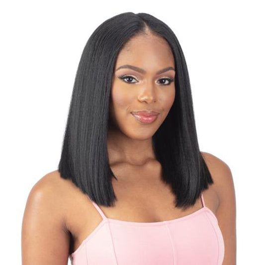Shake-N-Go Organique U-Part Wig - NATURAL YAKY STRAIGHT 14" Alexwigs