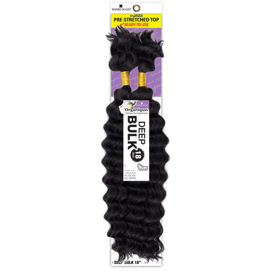 Shake N Go Organique Human Hair Blend Braids - DEEP BULK 18"/22" Alexwigs