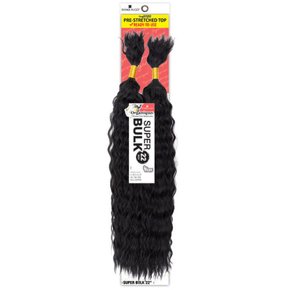 Shake N Go Organique Human Hair Blend Braids - SUPER BULK 18"/22" Alexwigs