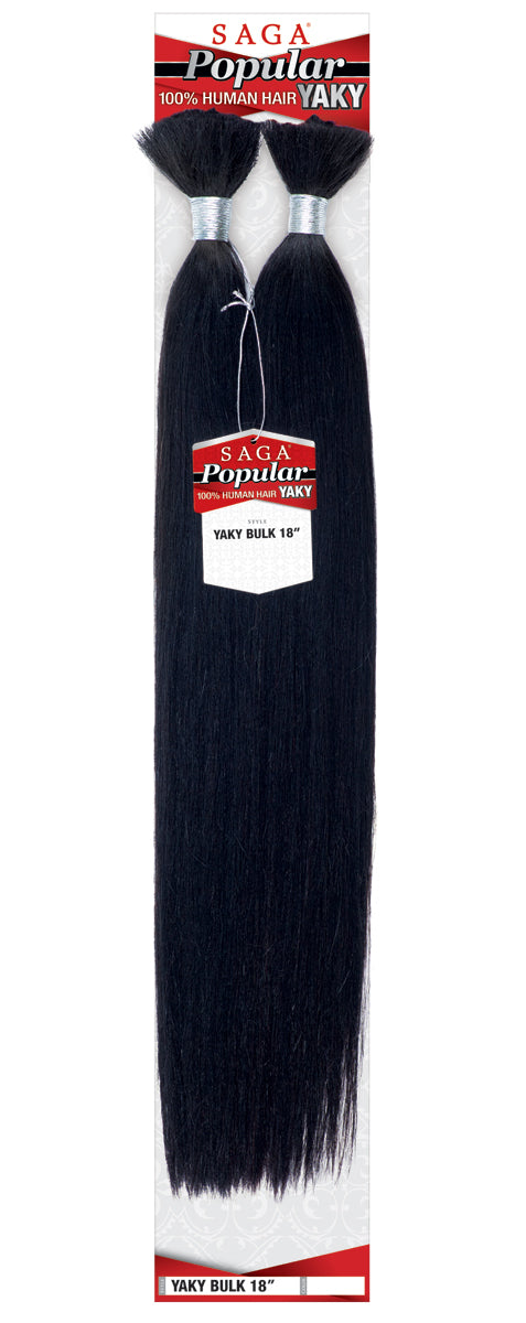 Shake N Go Saga 100% Human Hair Popular - YAKY BULK 18" Alexwigs