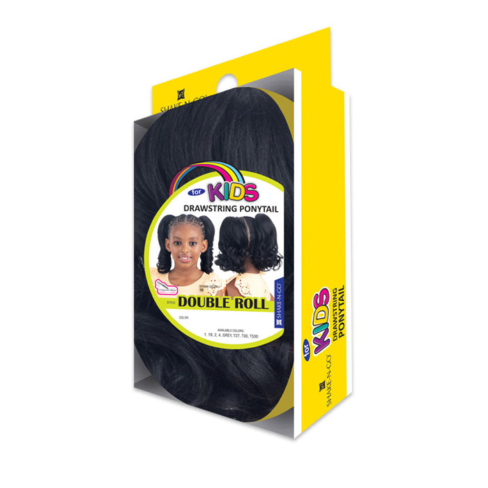 Shake N Go for Kids Drawstring Ponytail - DOUBLE ROLL Alexwigs