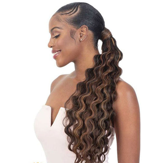 Shake N Go Organique Pony Pro Ponytail - WAVY CRIMP CURL 22" Alexwigs