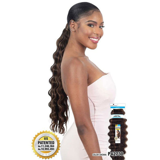 Shake N Go Organique Pony Pro Ponytail - WAVY CRIMP CURL 22" Alexwigs