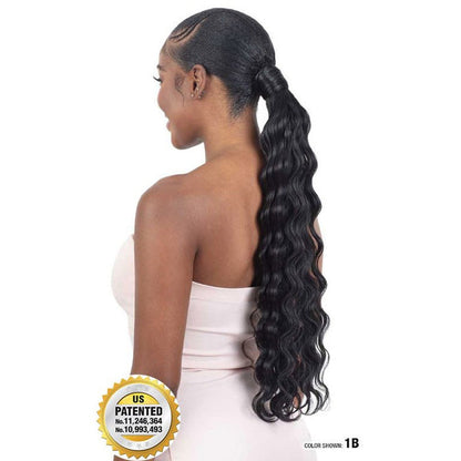 Shake N Go Organique Pony Pro Ponytail - WAVY CRIMP CURL 22" Alexwigs