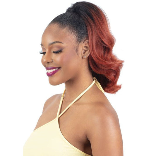 Shake N Go Equal Lite Drawstring Ponytail - MISTY WAVE 14" Alexwigs