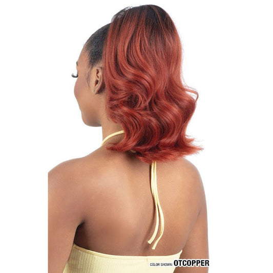 Shake N Go Equal Lite Drawstring Ponytail - MISTY WAVE 14" Alexwigs