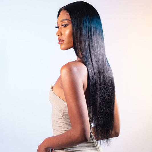 Shake N Go Glossy 100% Virgin Remy Hair HD 4x4 Lace Closure - 4x4 STRAIGHT 12"/16" Alexwigs