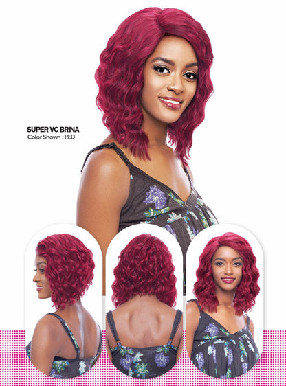 Vanessa Super V Line C Side Synthetic Lace Part Wig SUPER VC BRINA Alexwigs