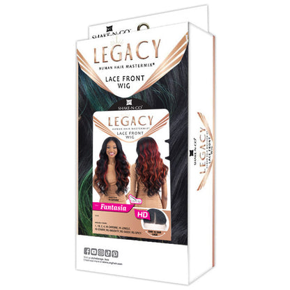 Shake N Go Legacy Human Hair Blend HD Lace Front Wig - FANTASIA Alexwigs